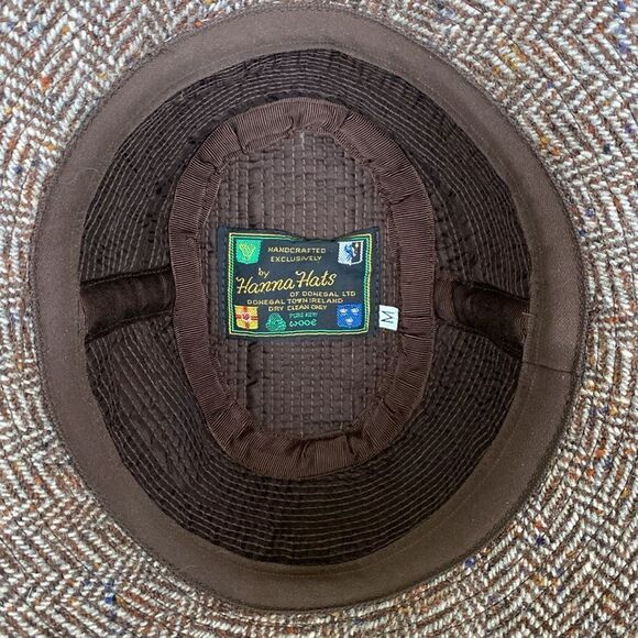 Hanna Hats Donegal Handcrafted Irish Tweed Walking Hat - Mint Condition - Picture 9 of 16